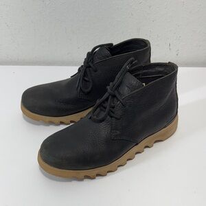 Sorel Black Leather Boots waterproof size 7